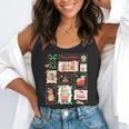Merry And Bright Christmas Gingerbread Santa Book Teacher Flowy Tank, funny gift Merry And Bright Christmas Gingerbread Santa Book Teacher Flowy Tank, funny gift