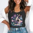 Microscope Flower Butterfly Biology Science Teacher Student Flowy Tank, funny gift