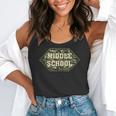 Middle School Camo Retro Back To School Teachers Flowy Tank, funny gift