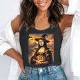 Mona Lisa Pumpkin Halloween Art Teacher Witchy Women Kids Flowy Tank, funny gift Mona Lisa Pumpkin Halloween Art Teacher Witchy Women Kids Flowy Tank, funny gift