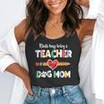 Mothers Day For Teacher Dog Lover Dog Mom Teacher Flowy Tank, funny gift
