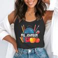 Ms Johnson Personalized Name Back To School Teacher For Men Women Kids Flowy Tank, funny gift