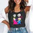 Nerdy Pythagoras Fighting Over C Squared Math Teacher Flowy Tank, funny gift