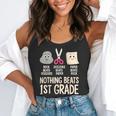 Nothing Beats 1st Grade Back To School Kids Teachers Flowy Tank, funny gift