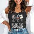 Nothing Beats Kindergarten Back To School Kid Teacher Flowy Tank, funny gift