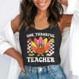 One Thankful Teacher Turkey Thanksgiving Teaching Flowy Tank, funny gift One Thankful Teacher Turkey Thanksgiving Teaching Flowy Tank, funny gift