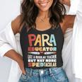 Paraeducator Paraprofessional SPED Teacher Flowy Tank, funny gift Paraeducator Paraprofessional SPED Teacher Flowy Tank, funny gift