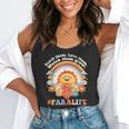 Paraprofessional Para Life Sun Flower Teacher Back To School Flowy Tank, funny gift