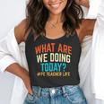 PE Teacher Life What Are We Doing Today Men Women Flowy Tank, funny gift PE Teacher Life What Are We Doing Today Men Women Flowy Tank, funny gift