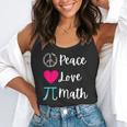 Peace Love Math Maths Teacher Pi Symbol Men Women Flowy Tank, funny gift Peace Love Math Maths Teacher Pi Symbol Men Women Flowy Tank, funny gift