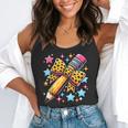 Pencil Leopard Coquette Bow Teacher Life Back To School Flowy Tank, funny gift Pencil Leopard Coquette Bow Teacher Life Back To School Flowy Tank, funny gift