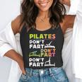 Pilates Instructor Teacher Watercolor Pilates Don't Fart Men Women Kids Flowy Tank, funny gift Pilates Instructor Teacher Watercolor Pilates Don't Fart Men Women Kids Flowy Tank, funny gift
