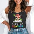 Pirate Teacher Halloween Skull Adult Flowy Tank, funny gift