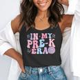 In My Pre K Era Groovy Back To School First Day Teacher Kids Flowy Tank, funny gift