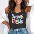 Preppy Seventh Grade Back To School 7th Grade Teachers Girls Flowy Tank, funny gift