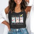 Preppy Silly Teacher Goose Build Character Back To School Flowy Tank, funny gift Preppy Silly Teacher Goose Build Character Back To School Flowy Tank, funny gift