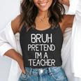 Pretend I'm A Teacher Halloween Costume Flowy Tank, funny gift Pretend I'm A Teacher Halloween Costume Flowy Tank, funny gift