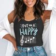 Put On A Happy Face Music Music Teacher Flowy Tank, funny gift Put On A Happy Face Music Music Teacher Flowy Tank, funny gift