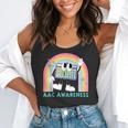 Rainbow AAC Awareness Month SPED Teacher SLP Communication Flowy Tank, funny gift Rainbow AAC Awareness Month SPED Teacher SLP Communication Flowy Tank, funny gift
