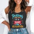 Reading Adventure Library Student Teacher Book Flowy Tank, funny gift Reading Adventure Library Student Teacher Book Flowy Tank, funny gift