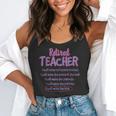 Retiring Teacher Tshirt For Retired Teachers For Men Women Flowy Tank, funny gift