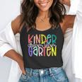 Retro Kindergarten Dream Team Back To School Teacher Kids Flowy Tank, funny gift