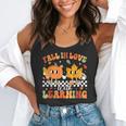 Retro Pumpkin Fall In Love With Learning Autumn Teacher Flowy Tank, funny gift Retro Pumpkin Fall In Love With Learning Autumn Teacher Flowy Tank, funny gift