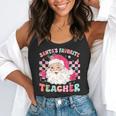 Santa Favorite Teacher Shirt Teacher Christmas Flowy Tank, funny gift Santa Favorite Teacher Shirt Teacher Christmas Flowy Tank, funny gift