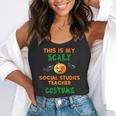 My Scary Social Studies Teacher Costume Halloween Men Women Flowy Tank, funny gift My Scary Social Studies Teacher Costume Halloween Men Women Flowy Tank, funny gift
