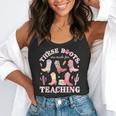 These Boots Are Made For Teaching Western Cowgirl Teacher Flowy Tank, funny gift These Boots Are Made For Teaching Western Cowgirl Teacher Flowy Tank, funny gift