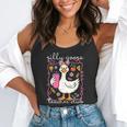 Silly Goose Teacher Club Animal Lover Groovy Teacher Flowy Tank, funny gift Silly Goose Teacher Club Animal Lover Groovy Teacher Flowy Tank, funny gift