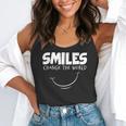 Smile Smiles Change The World Teacher T-Shirt Happy T-Shirt Flowy Tank, funny gift