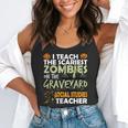 Social Studies Teacher Teach Scariest Zombies On Graveyard For Men Women Flowy Tank, funny gift Social Studies Teacher Teach Scariest Zombies On Graveyard For Men Women Flowy Tank, funny gift