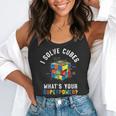 I Solve Cubes Speed Cubing Vintage Youth Math Teacher Flowy Tank, funny gift I Solve Cubes Speed Cubing Vintage Youth Math Teacher Flowy Tank, funny gift
