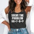 Solve The Problem 67 Meme Six Seven Elementary Math Teacher Flowy Tank, funny gift Solve The Problem 67 Meme Six Seven Elementary Math Teacher Flowy Tank, funny gift