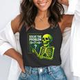 Solve The Problem Skeleton Teacher Halloween Math Six Seven Flowy Tank, funny gift Solve The Problem Skeleton Teacher Halloween Math Six Seven Flowy Tank, funny gift