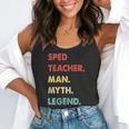 Sped Teacher Man Myth Legend Flowy Tank, funny gift