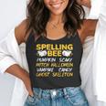 Spelling Bee Costume For a Halloween Teacher Pun Women Flowy Tank, funny gift