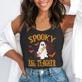 Spooky ESL Teacher Ghost Halloween School Women Flowy Tank, funny gift