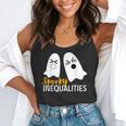 Spooky Ghost Inequalities Halloween Math Teacher Flowy Tank, funny gift