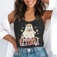 Spooky Teacher Groovy Retro Ghost Teacher Halloween 2023 For Men Women Kids Flowy Tank, funny gift Spooky Teacher Groovy Retro Ghost Teacher Halloween 2023 For Men Women Kids Flowy Tank, funny gift