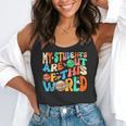 My Students Are Out Of This World Space Groovy Teacher Flowy Tank, funny gift My Students Are Out Of This World Space Groovy Teacher Flowy Tank, funny gift