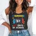I Survived 67 Days Of School 67 Teacher Squad Matching Flowy Tank, funny gift I Survived 67 Days Of School 67 Teacher Squad Matching Flowy Tank, funny gift