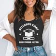 SYLLABUS PROFESSOR TEACHER Flowy Tank, funny gift