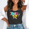 Teach Coquette Bow Teacher Back To School Happy First Day Flowy Tank, funny gift Teach Coquette Bow Teacher Back To School Happy First Day Flowy Tank, funny gift