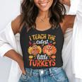 I Teach The Cutest Little Turkeys Teacher Thanksgiving Flowy Tank, funny gift I Teach The Cutest Little Turkeys Teacher Thanksgiving Flowy Tank, funny gift