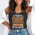 I Teach The Cutest Pumpkins Tshirt Halloween Teacher Flowy Tank, funny gift I Teach The Cutest Pumpkins Tshirt Halloween Teacher Flowy Tank, funny gift