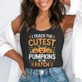 I Teach The Cutest Pumpkins In The Patch Halloween Teacher Flowy Tank, funny gift I Teach The Cutest Pumpkins In The Patch Halloween Teacher Flowy Tank, funny gift