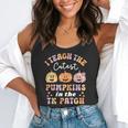I Teach The Cutest Pumpkins In The TK Patch TK Teacher Fall Flowy Tank, funny gift I Teach The Cutest Pumpkins In The TK Patch TK Teacher Fall Flowy Tank, funny gift