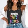 I Teach Future Superheroes Teacher Teaching Flowy Tank, funny gift I Teach Future Superheroes Teacher Teaching Flowy Tank, funny gift